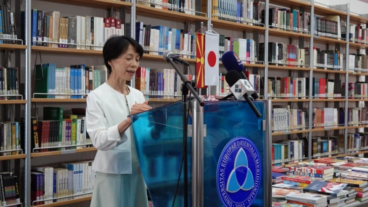 Ambasadorja e Japonisë në Tetovë  merr pjesë në pranim dorëzimin e dy projekteve