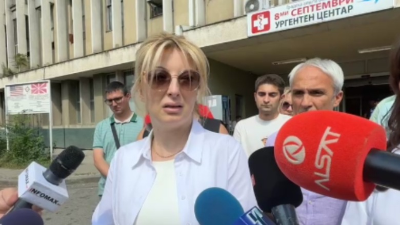 Sulmi ndaj kryetares së Qytetit të Shkupit  Danela Arsovska policia ndalon dy persona të dyshuar