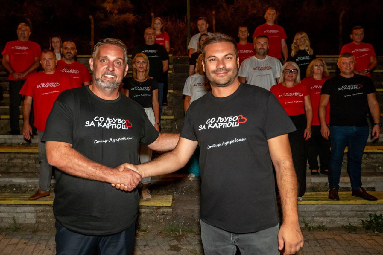 Sotir Lukrovski paraqet listën fituese të VMRO për Këshillin e komunës së Karposhit dhe premton ndryshime të mëdha