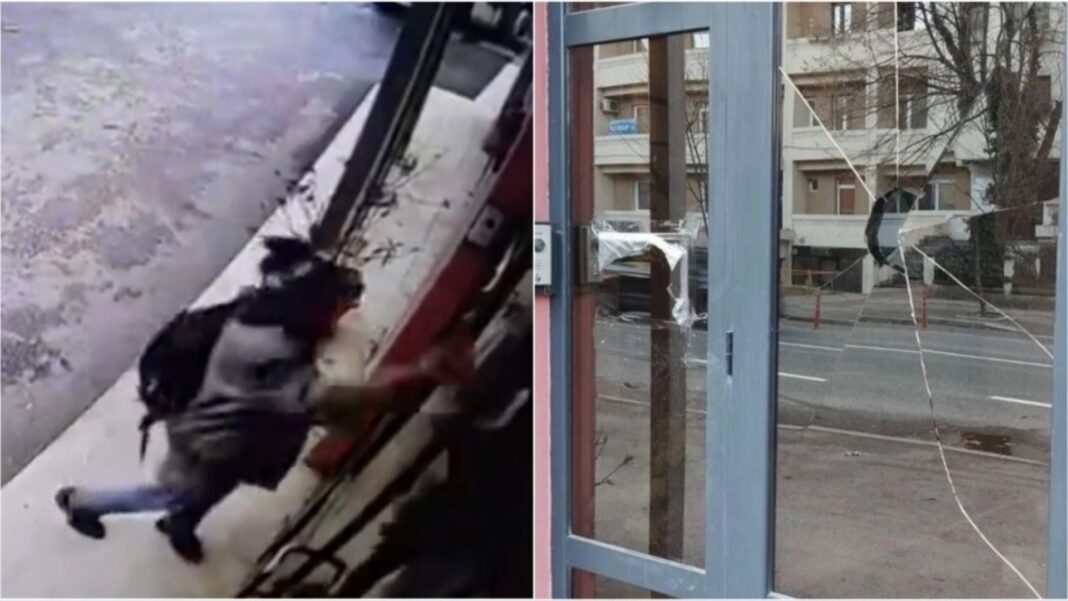 Tetë ditë paraburgim për personin i cili theu derën e ambasadës bullgare në Shkup