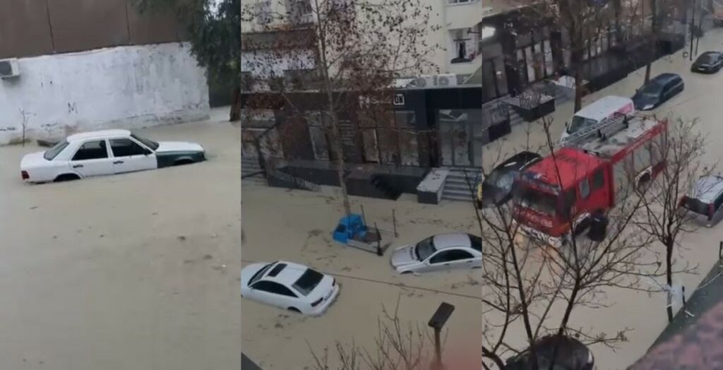 Moti i keq  dhjetëra makina të përmbytura në lagjen 16 dhe 17 në Durrës