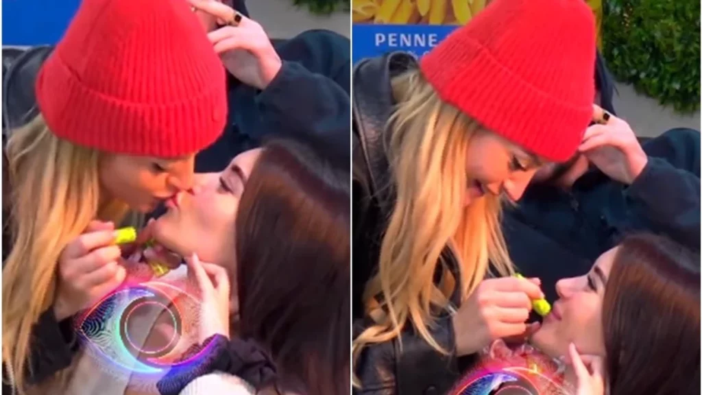 Puthje në buzë mes Selin dhe Gretës në Big Brother VIP Albania