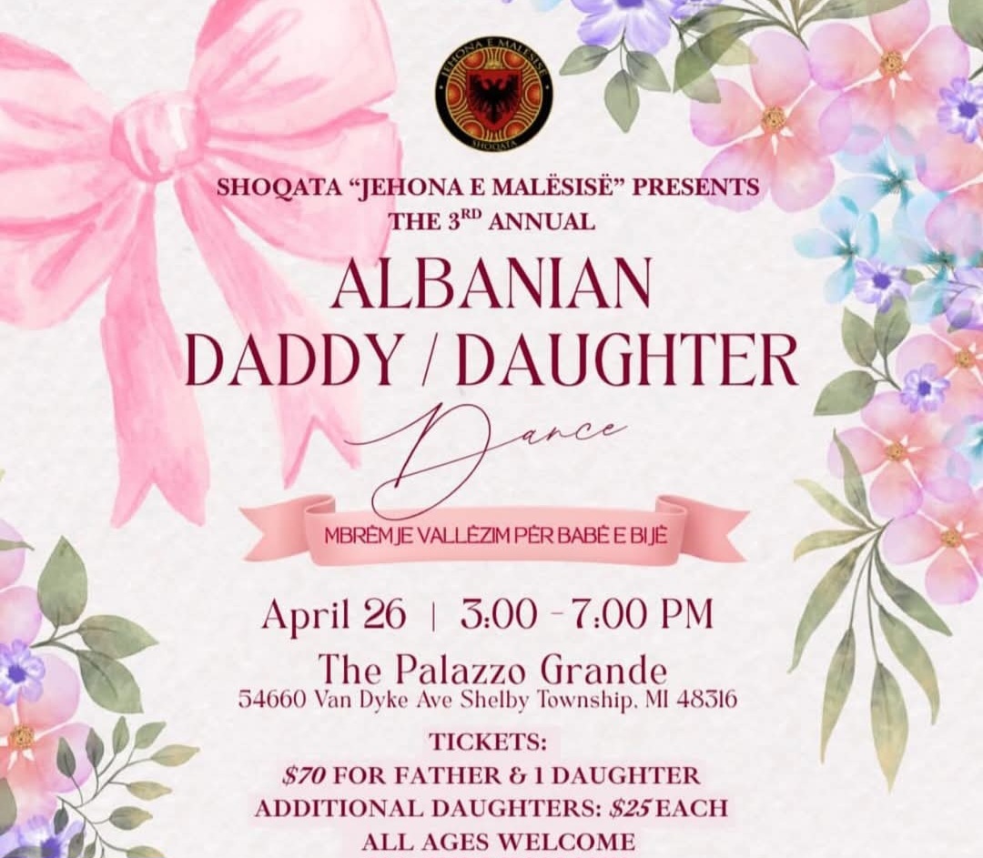 Shoqata “Jehona e Malësisë” organizon edicionin e tretë të Mbrëmjes Vjetore “Albanian Daddy/Daughter Dance”