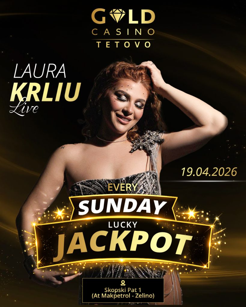 Mbrëmje për t u mbajtur mend në Casino Gold Felicia Tetovë me performancë nga Laura Karliu
