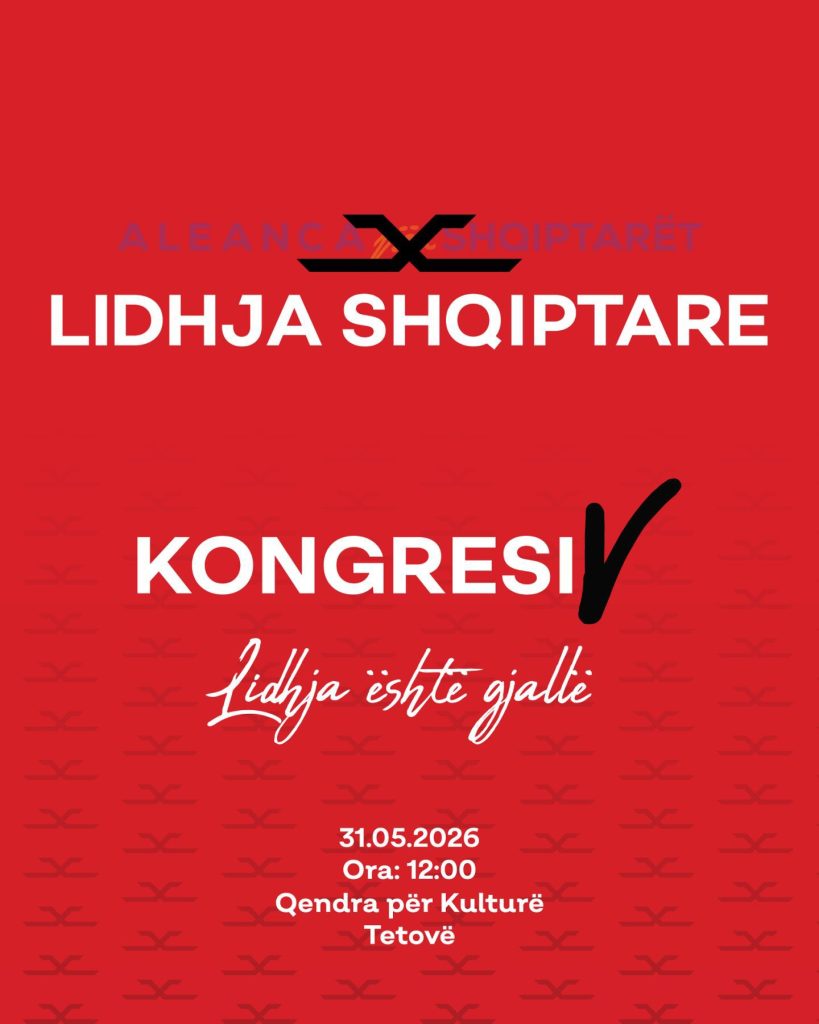  Lidhja Shqiptare  mban Kongresin V në Tetovë  Partia e re e Ziadin Selës nis fazën e re politike