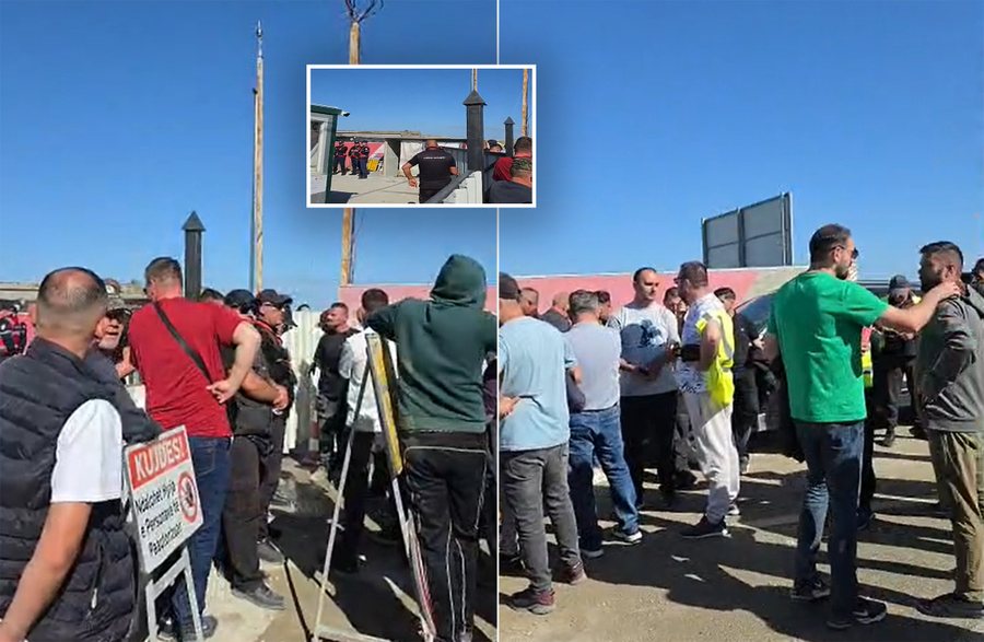 Përplasje në Aeroportin e Vlorës  punonjësit e Behgjet Pacollit mbeten jashtë  siguria private e ish ortakut Valon Ademi nuk i lejon të punojnë  në zonë dhe Policia
