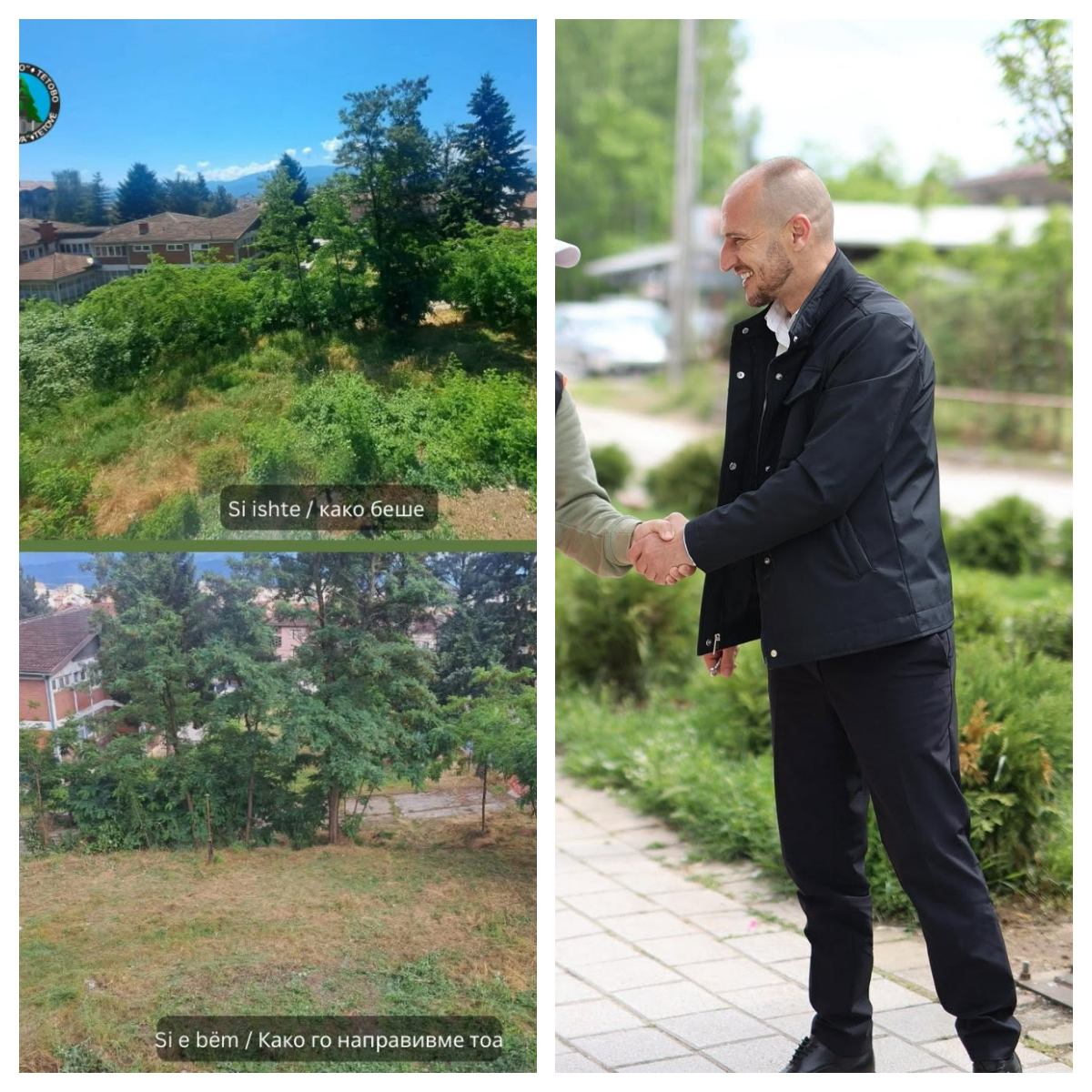 Me angazhimin e Samet Bislimit dhe NPK  Tetova   rregullohet oborri i çerdhes  Rinia