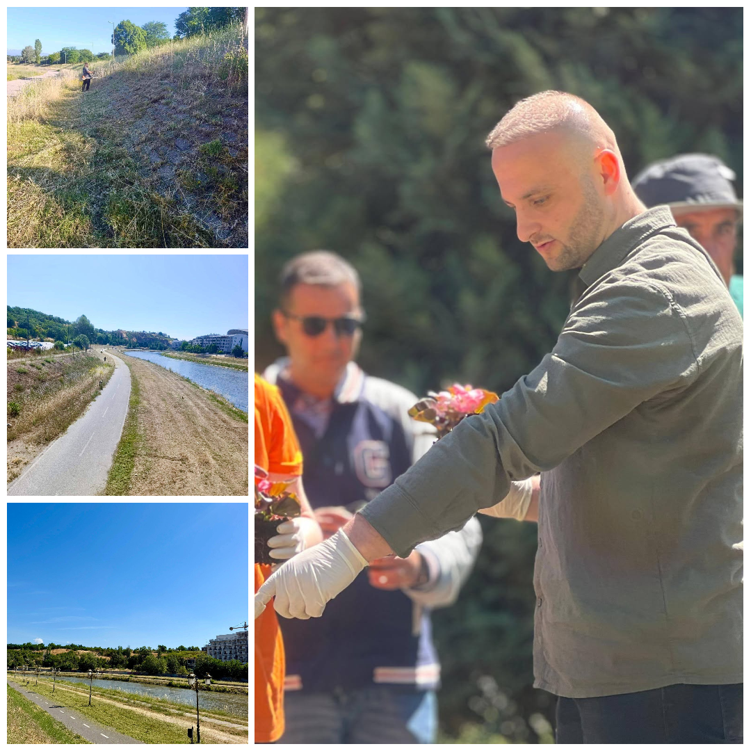 Drejtori i Ndërmarrjes Publike për Parqe dhe Gjelbërim  Muamer Seferi  Po transformojmë shëtitoren e lumit Vardar