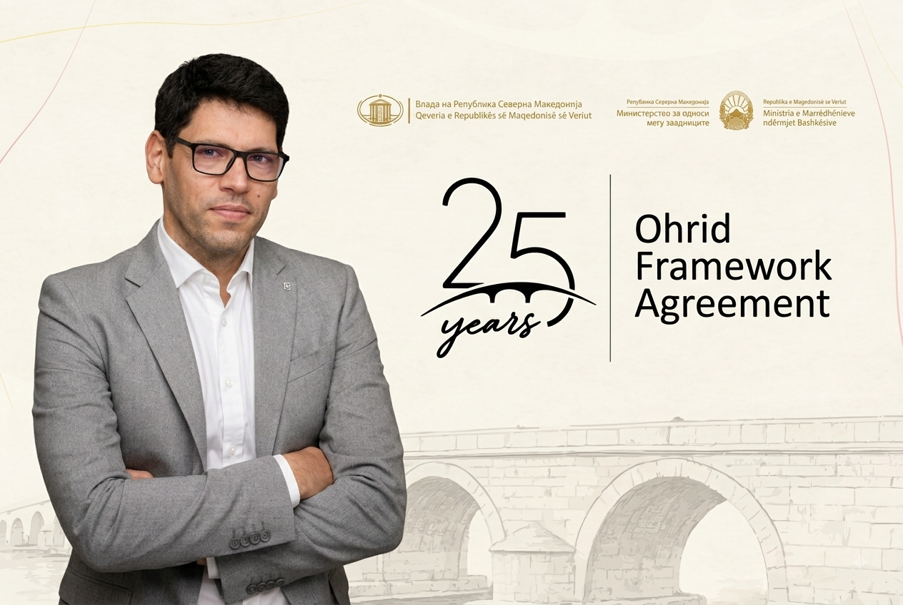 Ministri Agon Ferati organizon dy ditë aktivitete për 25 vjetorin e Marrëveshjes së Ohrit
