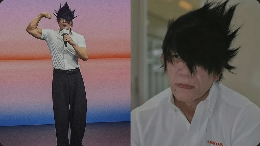 Inxhinieri i Hondas bëhet viral me flokët si Goku