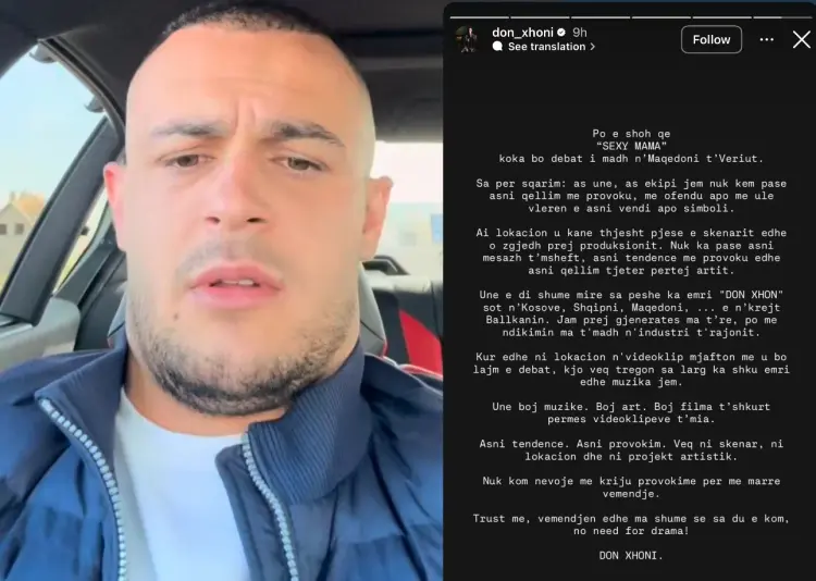 Plas debati në Maqedoni për këngën e Don Xhonit  reagon reperi  S ka qenë qëllimi me provoku